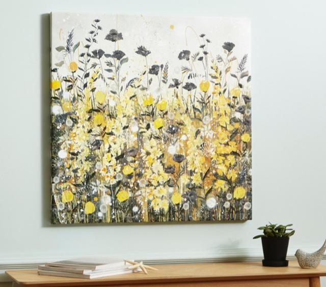 Bedroom wall art ideas – floral wall art